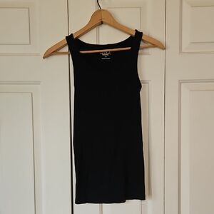 Ingrid & Isabel Black Ribbed Maternity Tank